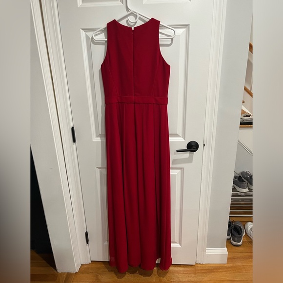 Bill Levkoff Red Bridesmaid Dress- Size 6 - Picture 2 of 3
